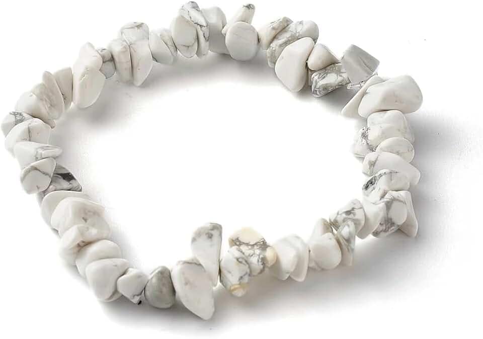 JoyasMinerales Pulseras de Chips de Piedras Naturales 100% Genuinas | Talla Única Elástica | Minerales Auténticos | Piedras Naturales Elegantes