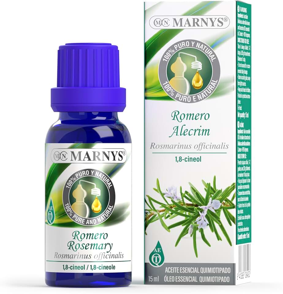 MARNYS Aceite Esencial Romero 100% Puro Quimiotipado 15ml